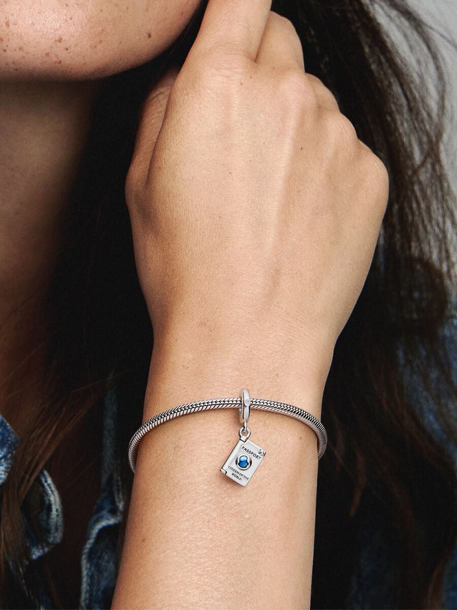 Openable Passport Dangle Charm