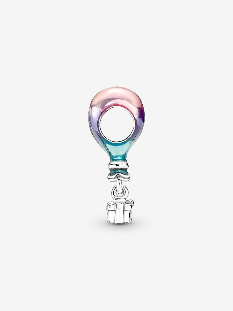 Happy Birthday Hot Air Balloon Charm